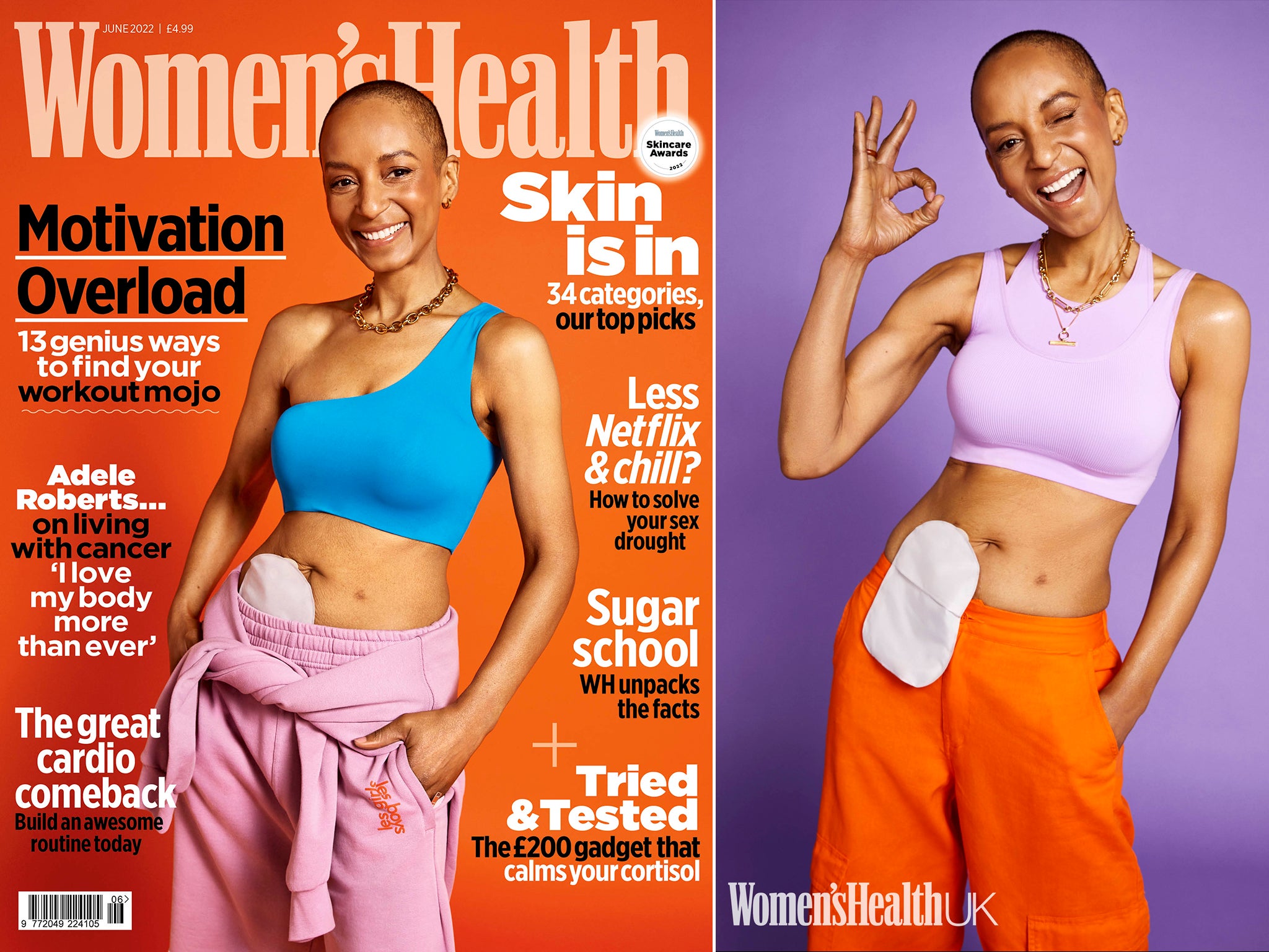 Radio 1 DJ Adele Roberts appears on cover of Women s Health with